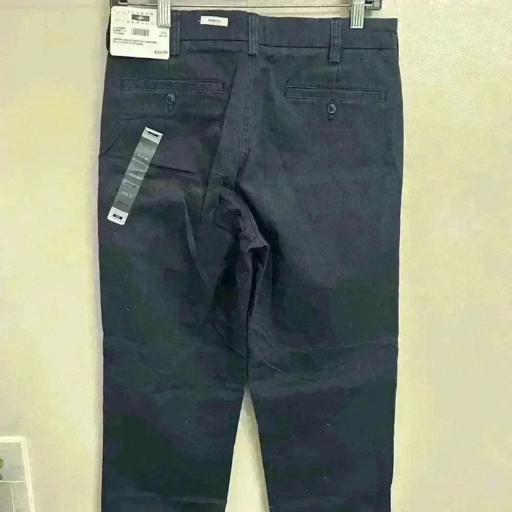 Joseph Abboud men's navy blue chinos 29x30 nwt